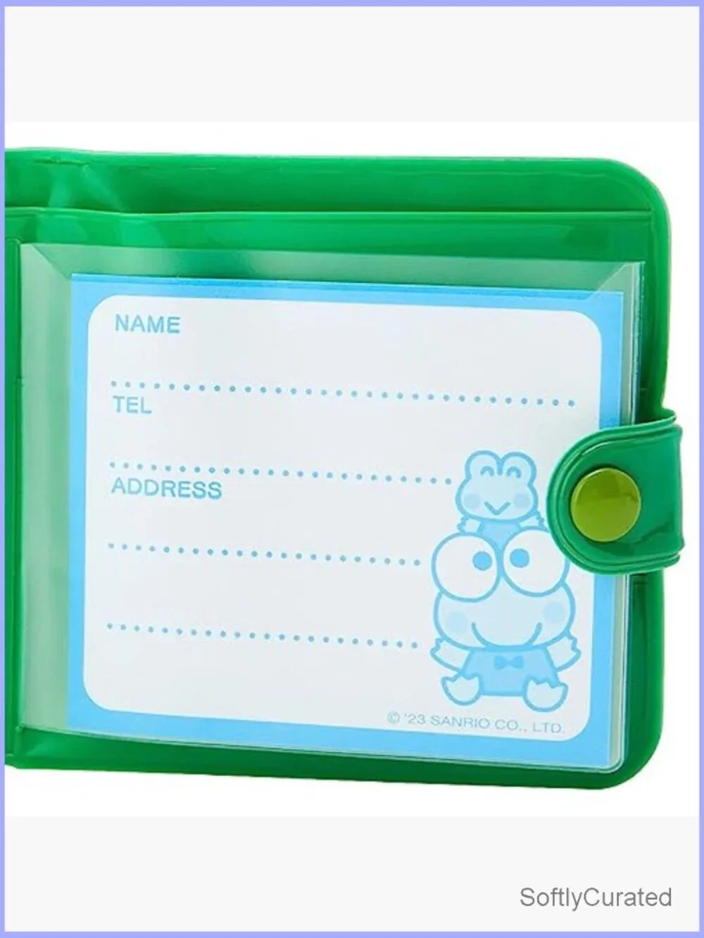 Sanrio Kerokeropi Kids Wallet with ID Window and Coin Pocket